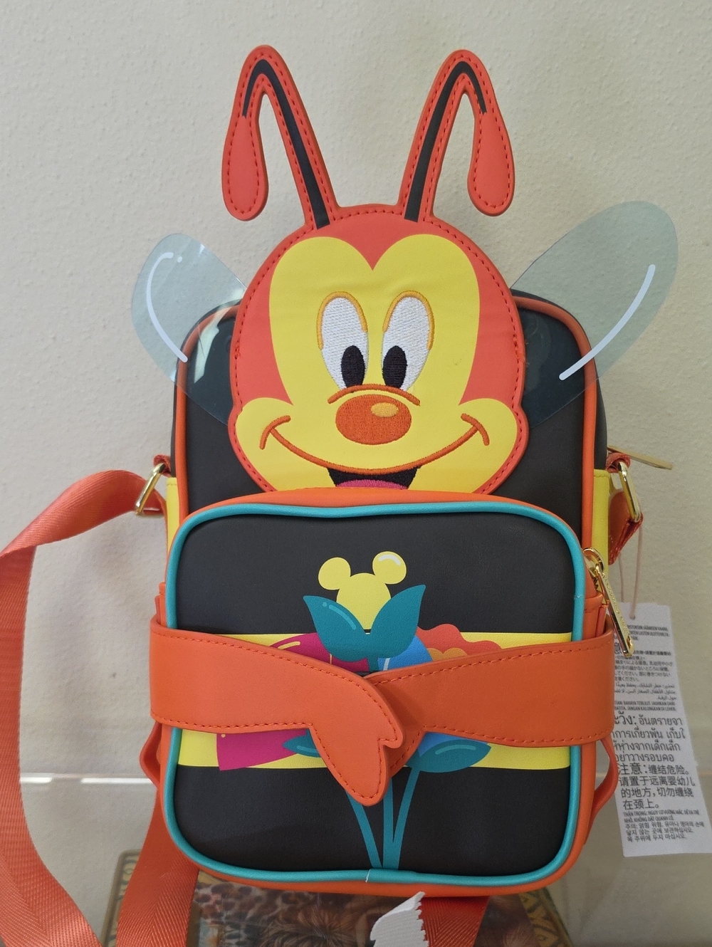 Loungefly Spike The Bee Epcot Exclusive Crossbody Bag - Picture 12 of 12